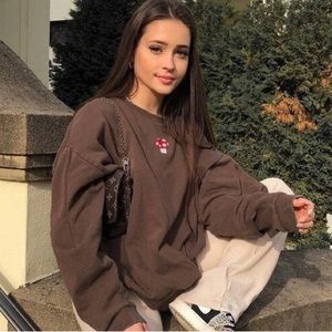 mushroom sweatshirt